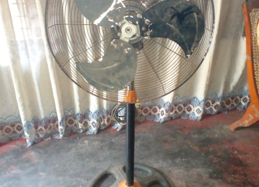 Standing fan repair work