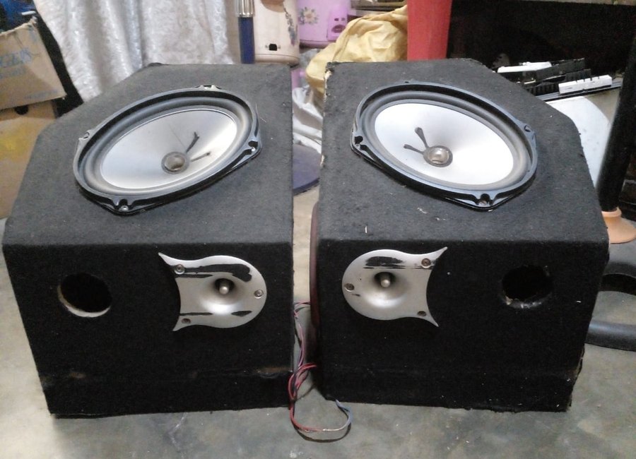 Speaker boxes completed or working